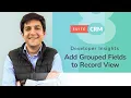 Adding Grouped Fields to the Record View SuiteCRM 8 Tutorial