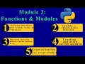 Module 3 Functions Modular Programming in Python Lambdas Modules Exceptions Explained