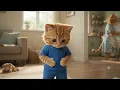Mama Cat Makes Homemade Pizza for Ginger Kitten | Cute Cat Story