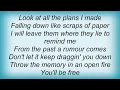 Crowded House - Tombstone Lyrics