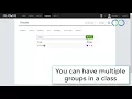 Teacher - Creating groups in a class