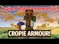 I HAVE CROPIE ARMOUR ALREADY Hypixel Skyblock Ironman Ep 23