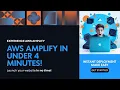 AWS Amplify Explained in under 4 Minutes From Code to Live App in 5 Steps