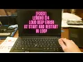 Fixed Lenovo E14 Gen2 Error Beep Alarm At Start And Restarting In Loop