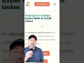 Credit Union Student Loans To Pay For College