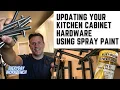 How to easily update your kitchen cabinet hardware for under 20 Spray paint your kitchen hardware