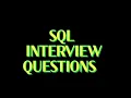 SQL INTERVIEW QUESTIONS AND ANSWERS 46 to 50