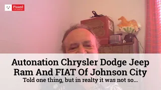 Autonation Chrysler Dodge Jeep Ram And FIAT Johnson City Reviews