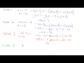 Absolute Value Piecewise Functions