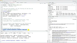 028 Simple Linear Regression in R Step 3