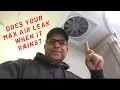 Max Air vent fan leaking Use Self Leveling Dicor Not Silicone