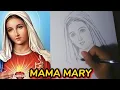 Download Lagu How To Draw Mama Mary | Quick Sketch | Timelapse Drawing  (Mama Mary Portrait)