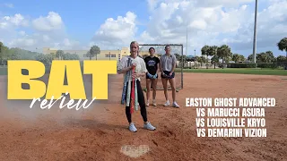 Bat Review - Easton Ghost Advanced Louisville Kyro Marucci Asura Demarini Vision