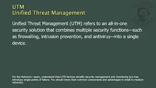 UTM Unified Threat Management 
