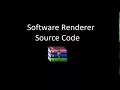 C SDL Software Renderer Source Code