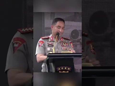 terbaik !!! kapolri berhenti pidato saat ada Adzan