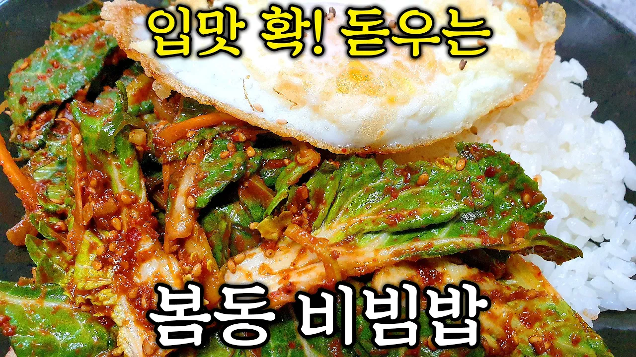 봄동 비빔밥