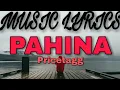 Download Lagu Pricetagg - PAHINA (Lyrics)