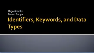 java bangla tutorial part 05 Identifier keyword and data type part 01