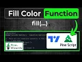 Fill Function In Pine script Lesson 21 Pine Script Course