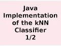 Java Implementation of K-Nearest Neighbors kNN Classifier