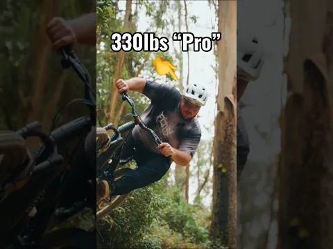 This “Pro” 330lb Mountain Biker Will Blow Your Mind