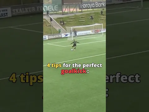 Master the perfect goal kick in 4 steps ⚽️✨ #goalkeeping #soccer