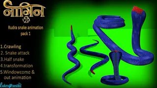 naagin2 rudra snake blue snake part2 