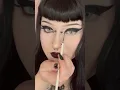 Romantic goth makeup