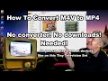 How To Convert M4V to MP4 Windows Mac No converter No downloads