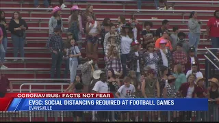 EVSC Social distancing required at football games