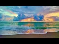 Download Lagu 4K Rare Sunrise Tranquility: 7 Hours Soothing Ocean Waves Greeting Sunrise | Calm Beach Sounds