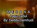 Download Lagu MERANA  By: Deddy Damhudi