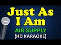 Download Lagu JUST AS I AM - Air Supply (HD Karaoke)
