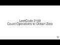 LeetCode 2169 Count Operations to Obtain Zero