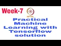Practical Machine Learning with Tensorflow Solution week 7 NPTEL 2020