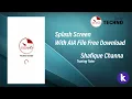 How to create Splash Screen using kodular with AIA file free download - Kodular Tutorials
