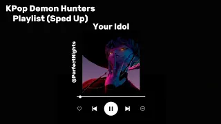 kpop demon hunters sped up playlist