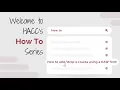 How to use the Drop Add Wit raw Form