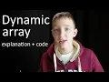 Dynamic Array Explanation Code