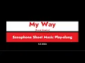 Download Lagu My Way Saxophone Sheet Music Play-along