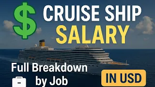 How Much Is the Salary on a Cruise Ship Full Breakdown by Position USD