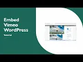 How to Embed Vimeo in WordPress