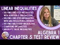 Algebra 1 - Inequalities