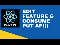 Consume Put API Method in React JS Application