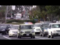LASD Crown Vic Pushes Through Traffic