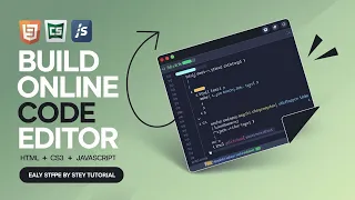 How to make code editor using html css js