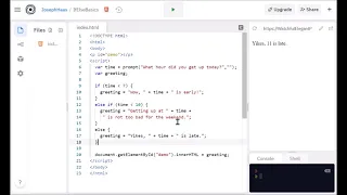 If Else Statements in JavaScript