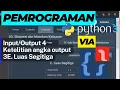Latihan Pemrograman Dasar python 3 dengan Soal TLX Basic 3E Luas Segitiga Matematikawan Kampung