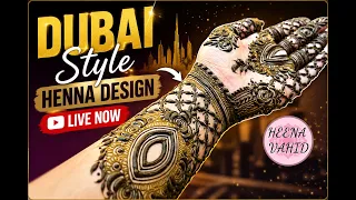 Latest Dubai Style Mehendi Designs LIVE NOW 🔴